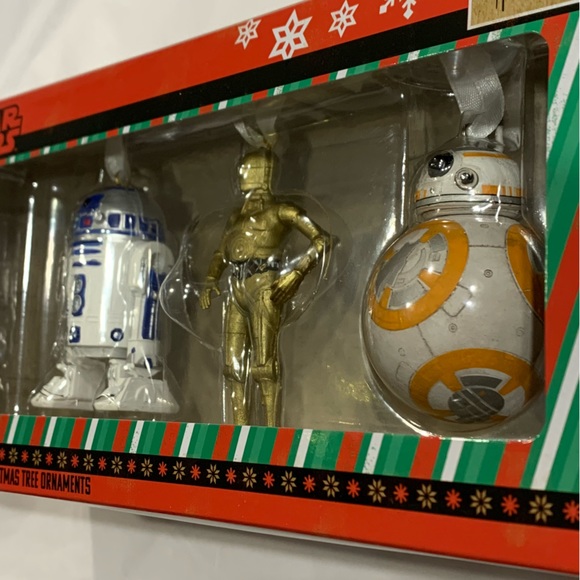 HALLMARK DISNEY STAR WARS DROID ORNAMENTS - SET OF 3! - Picture 9 of 12
